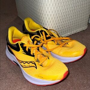 Saucony Yellow Running Shoes